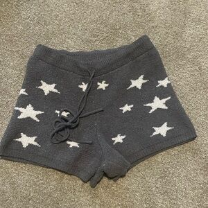 Chenille grey PJ shorts  good condition